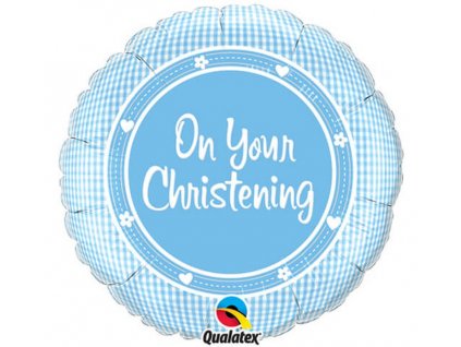 balon foliowy 18 ql cir on your christening bo