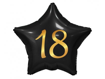 balon gwiazda 18 urodziny