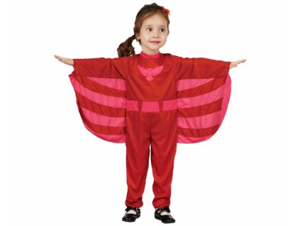 Detský kostým červený Superhrdinka 98-104 cm