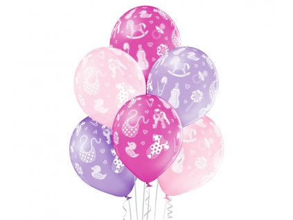 balony baby shower dziewczynki belbal