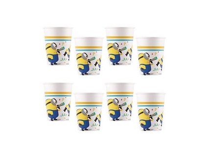 minyonok minions rise of gru parti pohar 8 db os 200 ml g93512