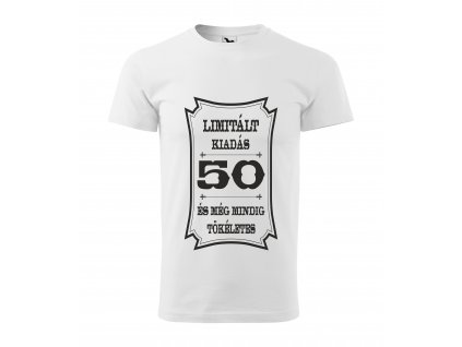 Pánske tričko s maďarským nápisom "Limitált kiadás...50"