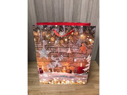 Darčeková taška vianočná 40x48x18cm - 26.