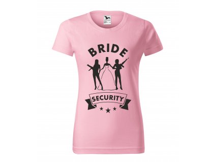 Dámske tričko- Bride security