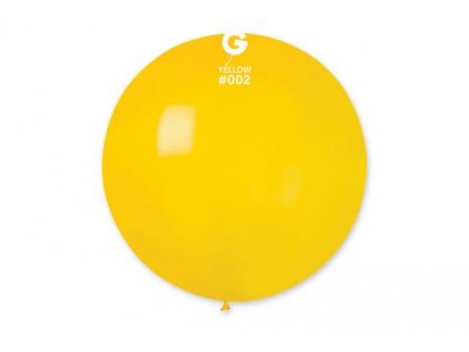 30" Latexový balón Yellow - Gemar