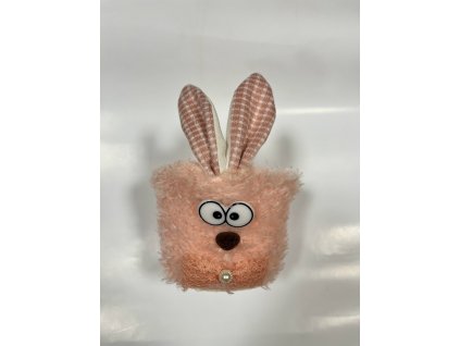 Košík textilné zajačik s ušami 17 x 12 cm -  3farby