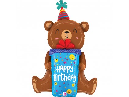 25360 birthday smiley gift bear fr b