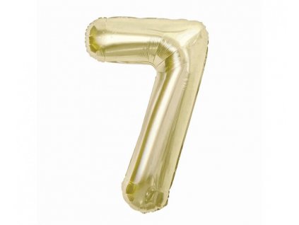 34" Fóliový balón č. "7" Šampanské