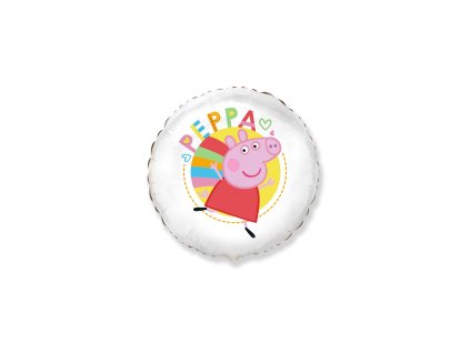 foil balloon 45 cm happy peppa multicolor