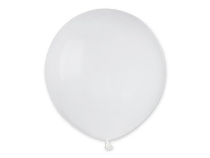 19" Latexový balón White - Gemar 1ks