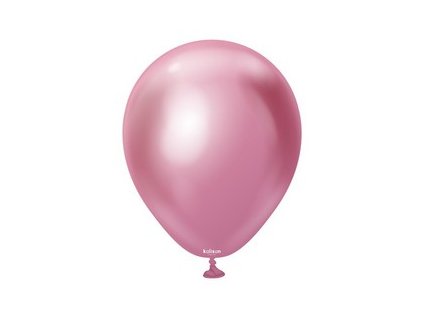 mirror chrome pink rozsaszin kerek gumi latex lufi ks10550031
