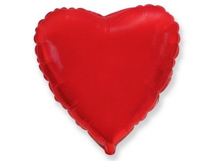18" Fóliový balón heart - red