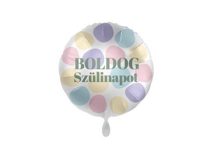 boldog szulinapot pasztel kor mintas folia lufi mpr 19112