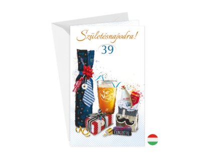 15-6438 Blahoprajná karta gratulačná otočník HU