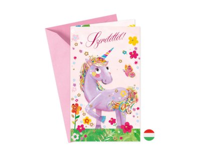 17-6037  Blahoprajná karta gratulačná HU