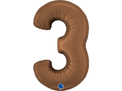 400300sct number 3 satin chocolate 40inc b