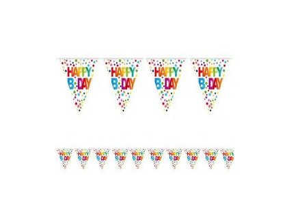 szines pottyos happy bday szulinapi zaszlofuzer 10 m f65117 (1)