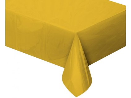 Fóliový obrus – zlatý metalický, 137 × 183 cm