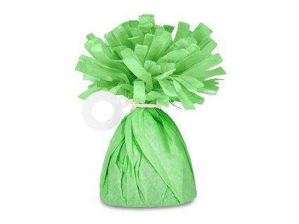 Ťažítko na balóny so strapcom - light green