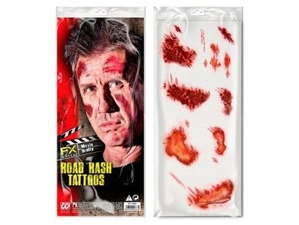 Súprava tetovaní – Odreniny / Rany (6 motívov)