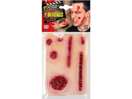 Súprava samolepiacich rán z latexu – 7 kusov