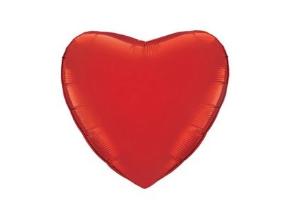 piros red heart sziv folia lufi pmrdht32