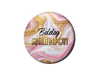 boldog szulinapot pink marvany mintas szulinapi kituzo 55 cm mk81716