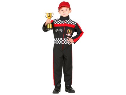 Detský kostým „Racing Driver“ – pretekár  (overal) - 104
