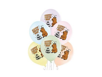 capibara mintas szulinapi lufi 6 db d5000867