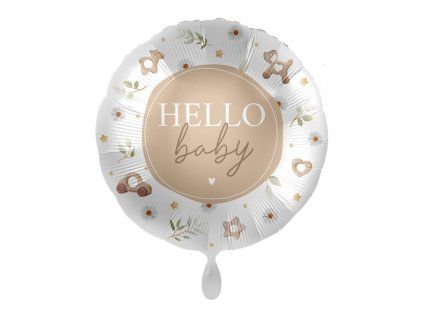17" Fóliový balón- Hello baby