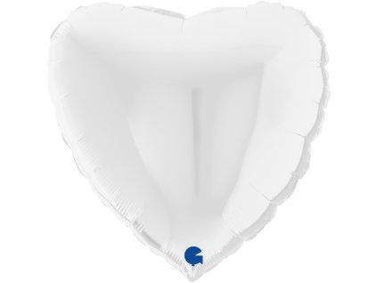 22018wh heart 22inc white b