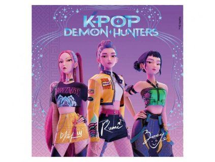 servitky k pop demon hunters 33x33cm 20ks 51458