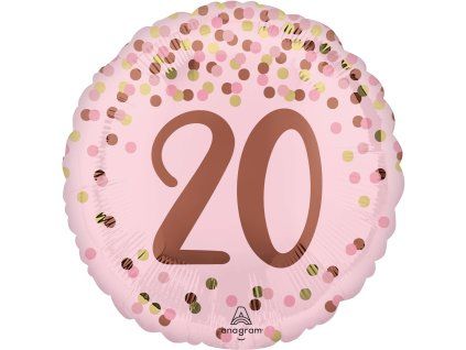 49370 Pretty Pink 20th Birthday Front