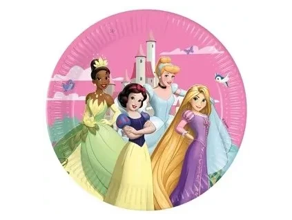 73496 papierove taniere princezne 23 cm 8 ks