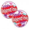 22" Balón Valentine's Day Gold Script  Bubble