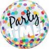 22" Balón Party Time! Colorful Dots  Bubble