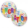 22" Balón Congratulations Around Bubble