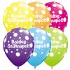 16" Latexový balón “Boldog születésnapot” mix farieb 6ks