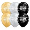 11 inch es new year confetti dots szilveszteri lufi q22741