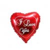Mini shape na paličke - červené srdiečko s nápisom "I LOVE YOU"