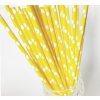 polka dots paper straw yellow 234 635x635 1