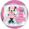 BALONKOVA bublina ORBZ Minnie 1st Birthday ruzovy 38x40cm 303438101