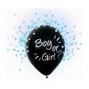 balony boy or girl konfetti niebieskie 12cali 30cm 4szt