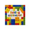 Servítky s maďarským nápisom  "Boldog szülinapot!" lego