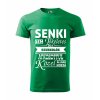 Detské tričko s maďarským nápisom "Senki sem tökéletes- szurkolók"