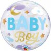baby boy felho es csillagok heliumos buborek lufi q24905