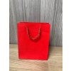 Darčeková taška 14x17x7cm červená