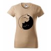 Dámske tričko Jing-jang /Mačka-mačka)