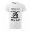Pánske tričko s maďarským nápisom "Motoros szív..."