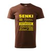 Pánske tričko s maďarským nápisom "Senki sem tökéletes- motorosok"